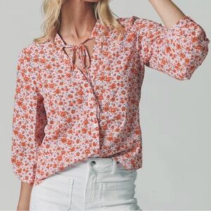 The Shirt Rochelle Behrens The Jessie Shirt Floral Women XS New Boho Cottagecore